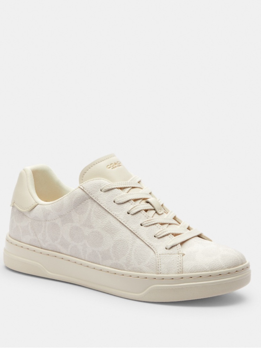 Coach Outlet High Line Sneaker In Signature Canvas